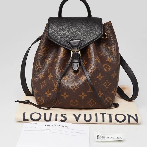 Louis Vuitton Monogram Canvas Montsouris BB NM Backpack Bag - Picture 11 of 12